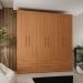 Guarda-Roupa Casal Majestic 6 Portas 6 Gavetas Freijó