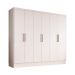 Guarda-Roupa Casal Marine 6 Portas 2 Gavetas Branco
