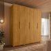 Guarda-Roupa Casal Matisse 6 Portas 4 Gavetas Cumaru