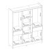 Guarda-Roupa Casal Mauá 6 Portas 2 Gavetas Cinamon e Off White