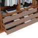Guarda-Roupa Casal Maximus 6 Portas 6 Gavetas Buriti e Fendi