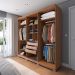 Guarda-Roupa Casal Memphis 6 Portas 3 Gavetas Canela
