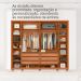 Guarda-Roupa Casal Milanus 6 Portas 6 Gavetas Freijó e Off White