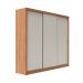 Guarda-Roupa Casal Montclair Flex 3 Portas 6 Gavetas Off White e Canela