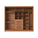 Guarda-Roupa Casal Montclair Flex 3 Portas 6 Gavetas Off White e Canela