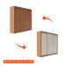 Guarda-Roupa Casal Montclair Flex 3 Portas 8 Gavetas Off White e Canela