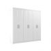 Guarda-Roupa Casal Montreal 6 Portas 2 Gavetas Branco