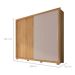 Guarda-Roupa Casal Moviment 2 Portas 4 Gavetas Buriti e Fendi