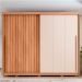 Guarda-Roupa Casal Moviment Ripado Flex 2 Portas 6 Gavetas Freijó e Off White