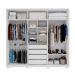 Guarda-Roupa Casal Mozart 6 Portas 4 Gavetas Branco