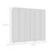 Guarda-Roupa Casal Mozart 6 Portas 4 Gavetas Branco