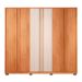Guarda-Roupa Casal Mozart 6 Portas 4 Gavetas Freijó e Off White