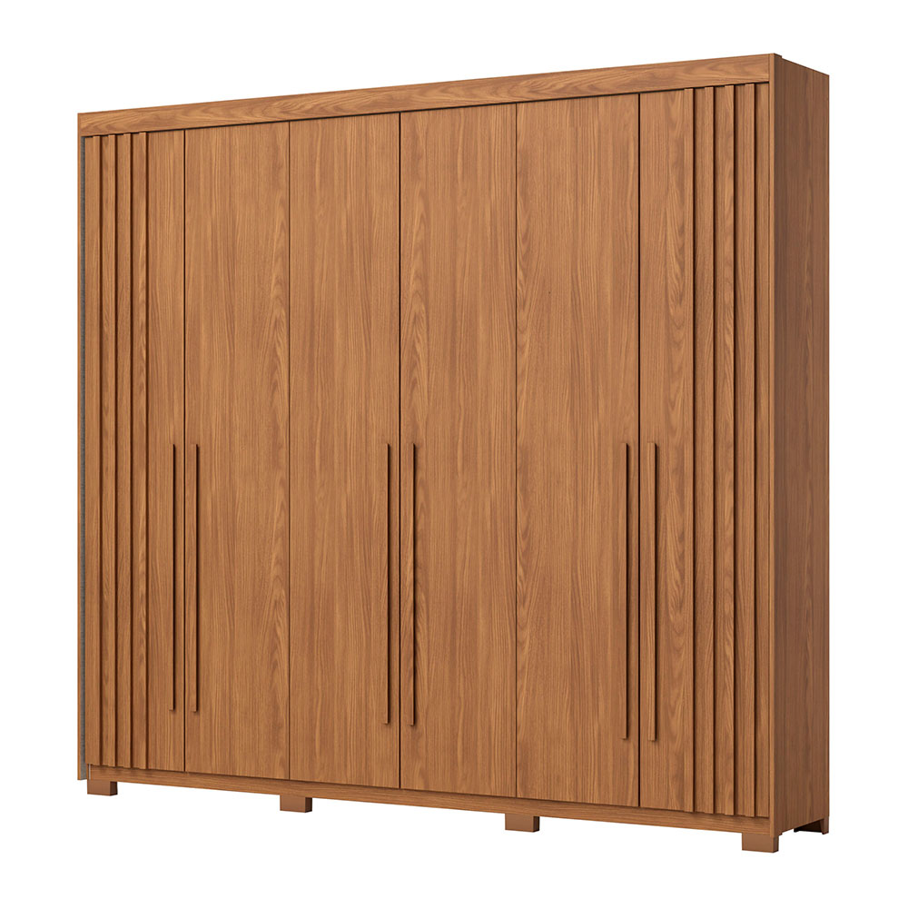 Guarda-Roupa Casal Norton 6 Portas 4 Gavetas Nature