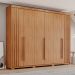 Guarda-Roupa Casal Norton 6 Portas 4 Gavetas Nature