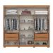 Guarda-Roupa Casal Norton 6 Portas 4 Gavetas Nature e Off White