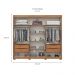 Guarda-Roupa Casal Norton 6 Portas 4 Gavetas Nature e Off White