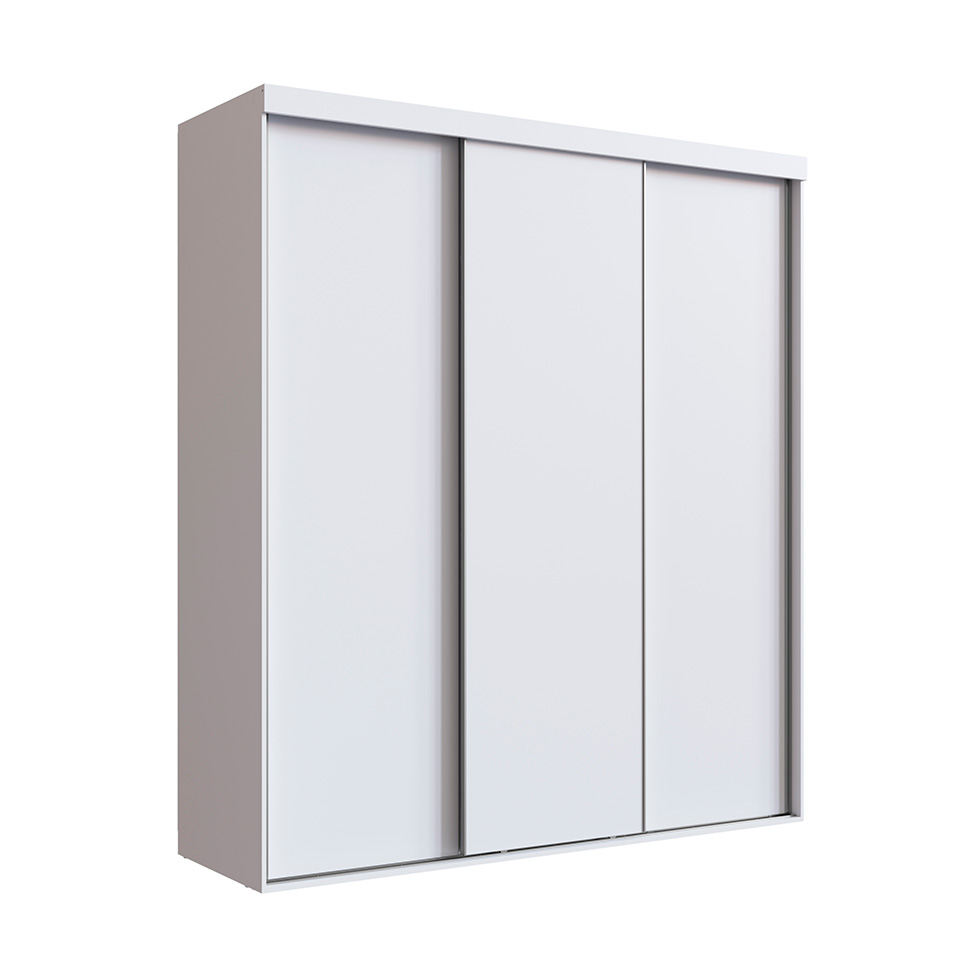 Guarda-Roupa Casal Ofélia 2 Portas 2 Gavetas Branco