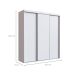 Guarda-Roupa Casal Ofélia 2 Portas 2 Gavetas Branco