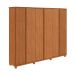 Guarda-Roupa Casal Ollie com Pés 6 Portas 6 Gavetas Amêndoa