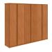 Guarda-Roupa Casal Ollie sem Pés 6 Portas 6 Gavetas Amêndoa