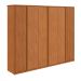 Guarda-Roupa Casal Ollie sem Pés 6 Portas 6 Gavetas Amêndoa