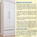 Guarda-Roupa Casal Oregon 6 Portas 4 Gavetas Neve