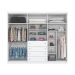 Guarda-Roupa Casal Orion 6 Portas 4 Gavetas Branco