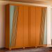 Guarda-Roupa Casal Ouro Verde 6 Portas 4 Gavetas Cinamomo e Sálvia