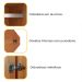 Guarda-Roupa Casal Paradiso com Pés 6 Portas 4 Gavetas Cinamomo 219 cm