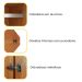 Guarda-Roupa Casal Paradiso com Pés 6 Portas 4 Gavetas Cinamomo 270 cm