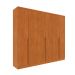 Guarda-Roupa Casal Paradiso sem Pés 6 Portas 4 Gavetas Cinamomo 270 cm