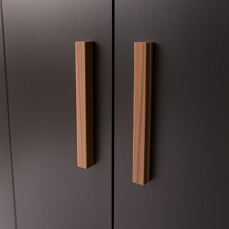 Guarda-Roupa Casal Paris 8 Portas 6 Gavetas Preto