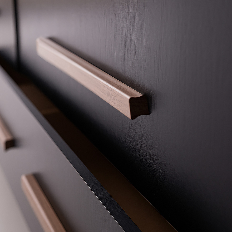 Guarda-Roupa Casal Paris 8 Portas 6 Gavetas Preto