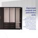 Guarda-Roupa Casal Paris 8 Portas 6 Gavetas Preto