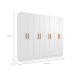Guarda-Roupa Casal Paris 8 Portas Branco