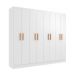 Guarda-Roupa Casal Paris 8 Portas Branco