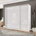 Guarda-Roupa Casal Porto 3 Portas 4 Gavetas Branco