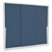 Guarda-Roupa Casal Porto 3 Portas 4 Gavetas Branco e Azul