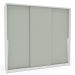 Guarda-Roupa Casal Porto 3 Portas 4 Gavetas Branco e Verde