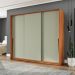 Guarda-Roupa Casal Porto 3 Portas 4 Gavetas Freijó e Verde