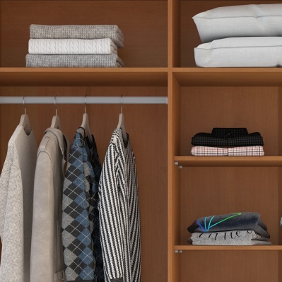 Guarda-Roupa Casal Porto 3 Portas 4 Gavetas Freijó e Verde