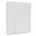 Guarda-Roupa Casal Porto 4 Portas 4 Gavetas Branco