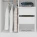 Guarda-Roupa Casal Porto 4 Portas 4 Gavetas Branco e Azul