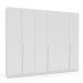 Guarda-Roupa Casal Porto 6 Portas 4 Gavetas Branco