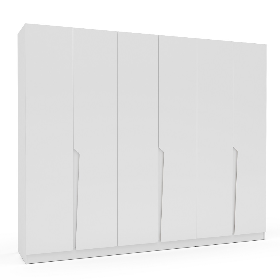 Guarda-Roupa Casal Porto 6 Portas 4 Gavetas Branco
