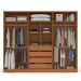Guarda-Roupa Casal Porto 6 Portas 4 Gavetas Freijó e Azul