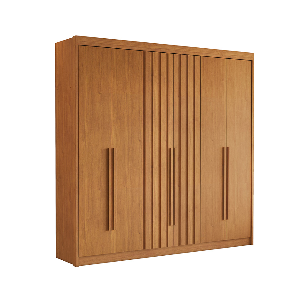 Guarda-Roupa Casal Portugal 6 Portas 6 Gavetas Cinamomo