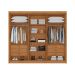 Guarda-Roupa Casal Portugal 6 Portas 6 Gavetas Cinamomo