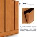 Guarda-Roupa Casal Positano 6 PT 9 GV Cinamomo