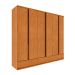 Guarda-Roupa Casal Positano 6 Portas 9 Gavetas Cinamomo
